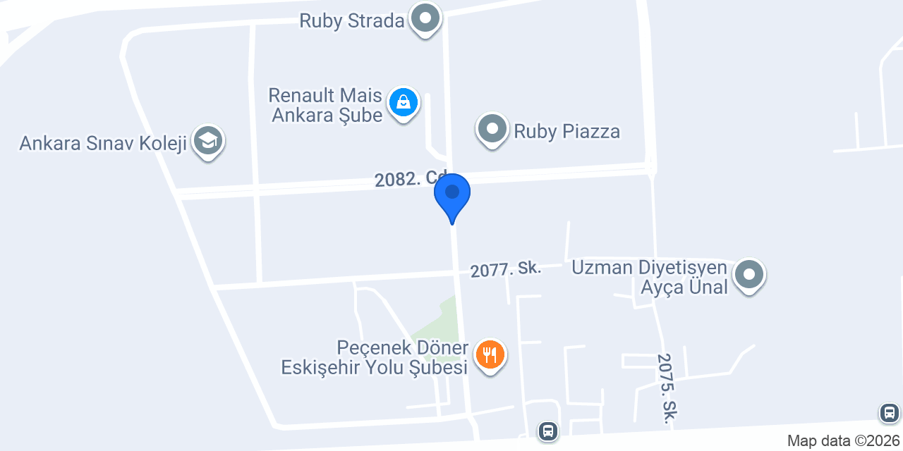 MiliMetrik İç Mimarlık konumu
