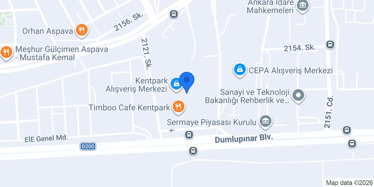 Finspor Ankara Kent Park konumu