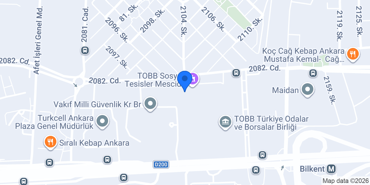 TOBB & TOBBUYUM konumu