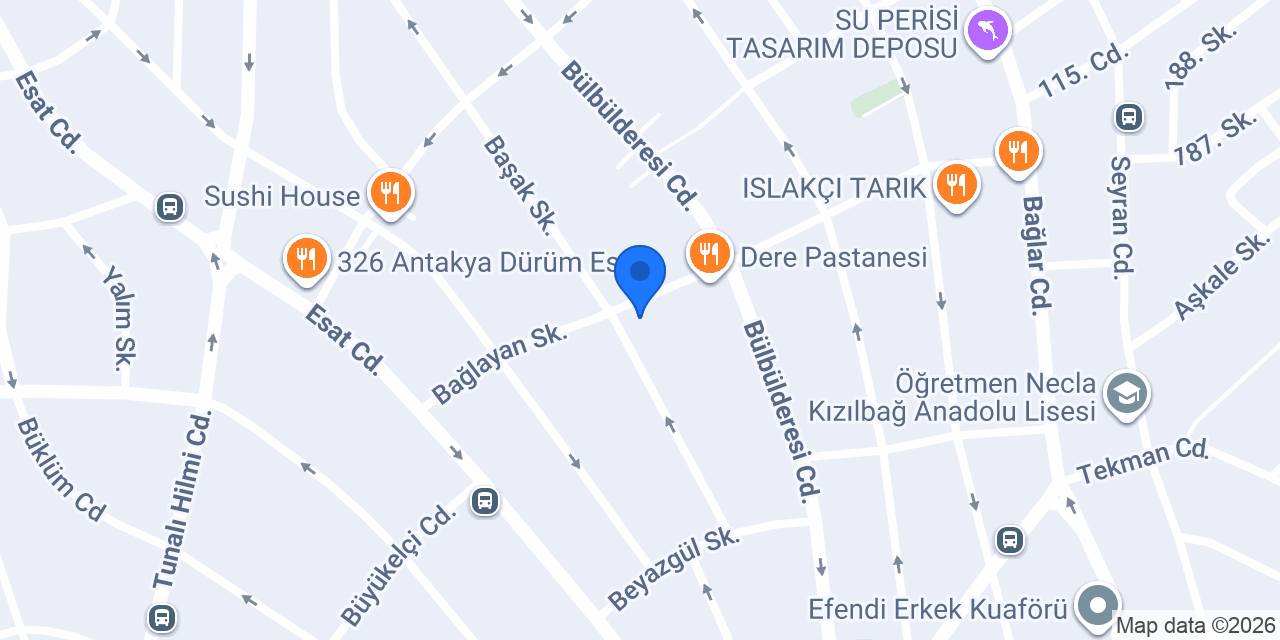 TALİP KIZIL KUAFÖR konumu