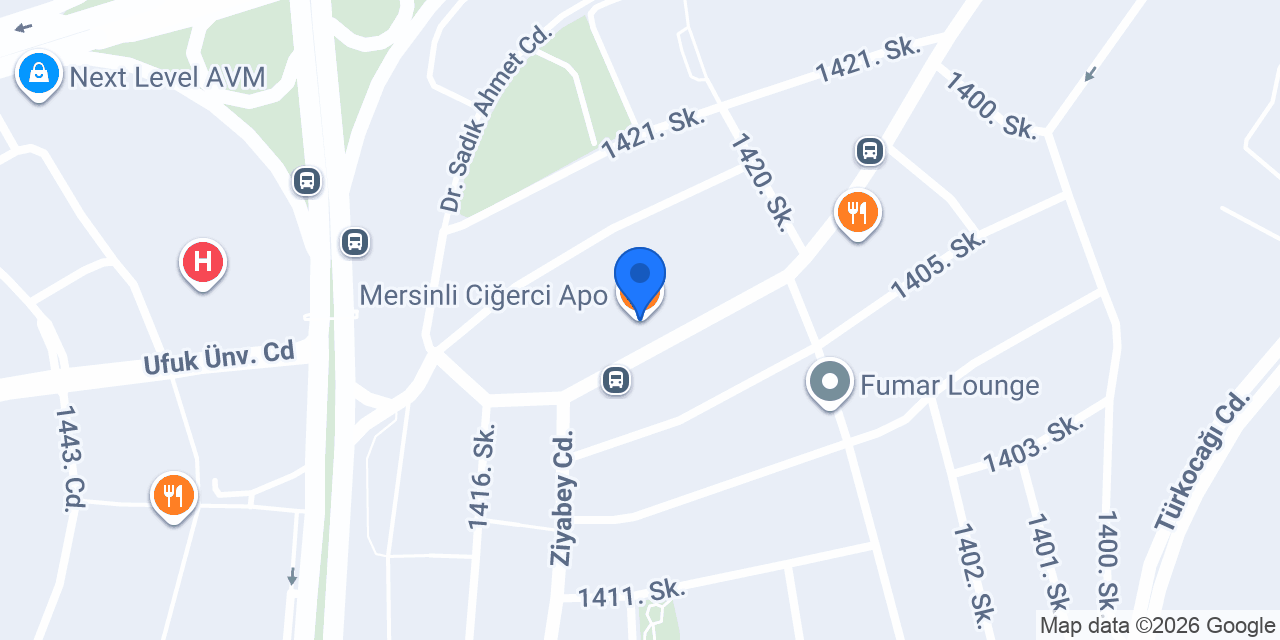Mersinli Ciğerci Apo konumu