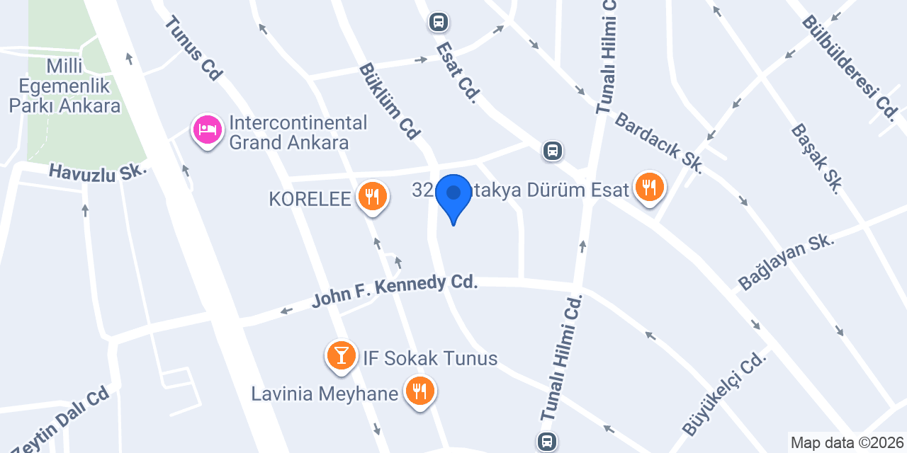 Ankara Royal Hotel konumu