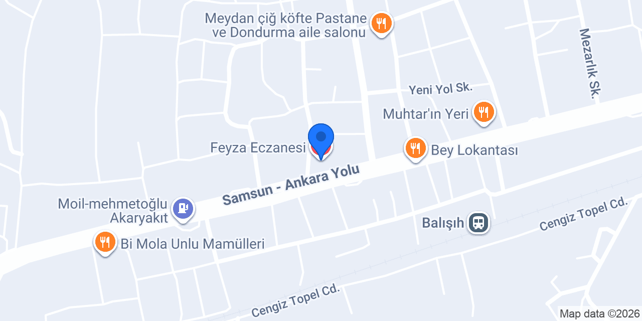 Feyza Eczanesi konumu