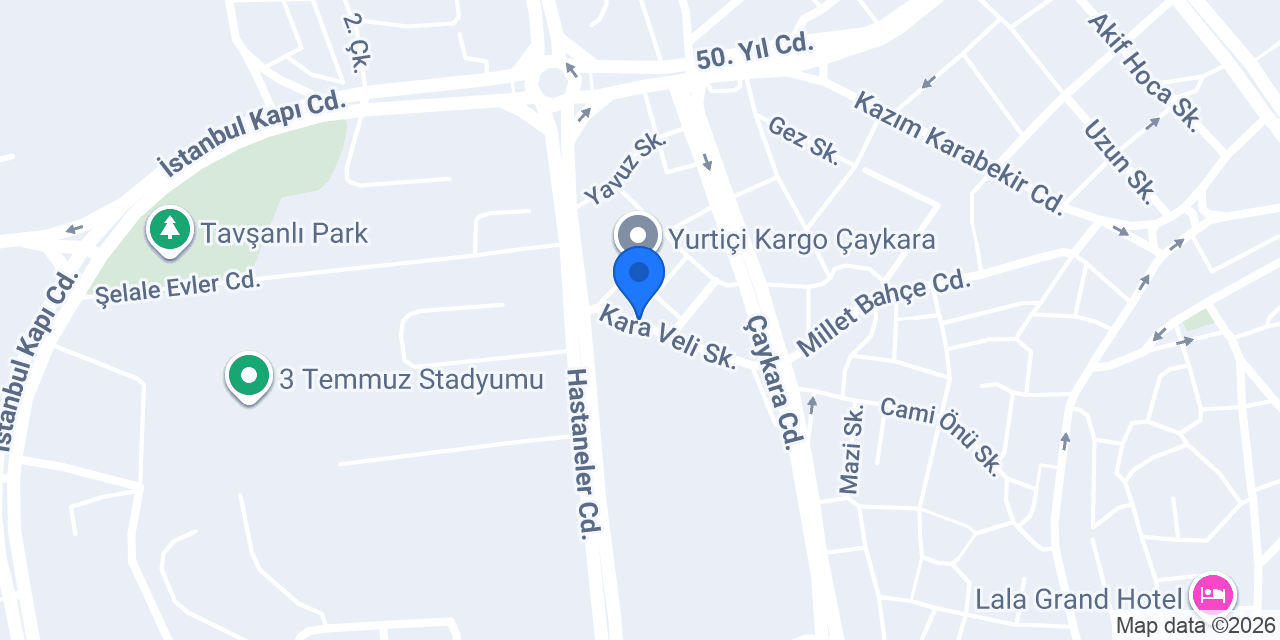 Boydaş Optik konumu