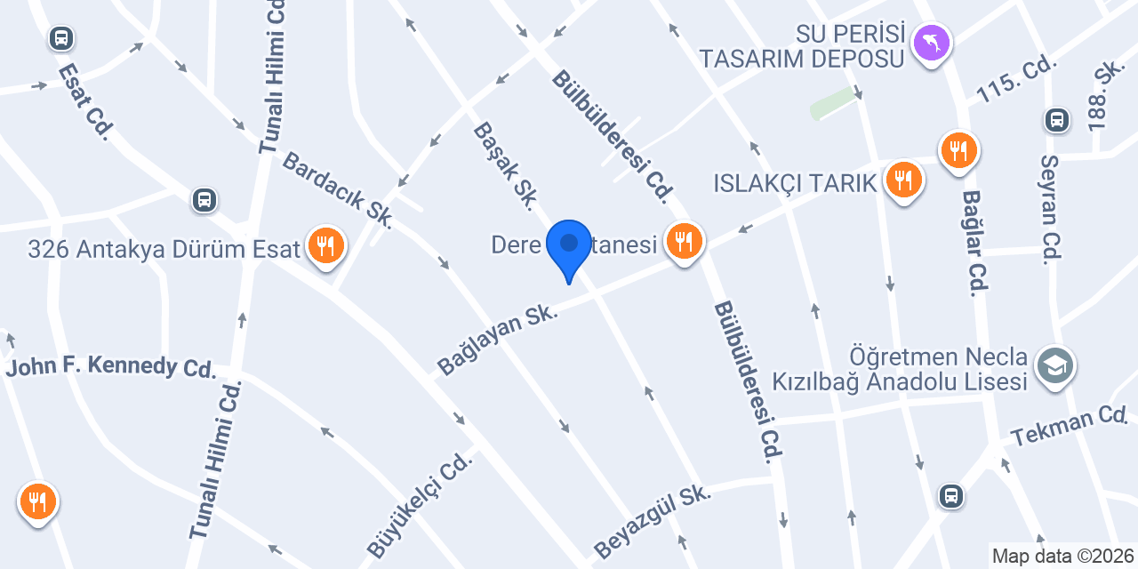 Yıldız Tesisat Küçükesat konumu