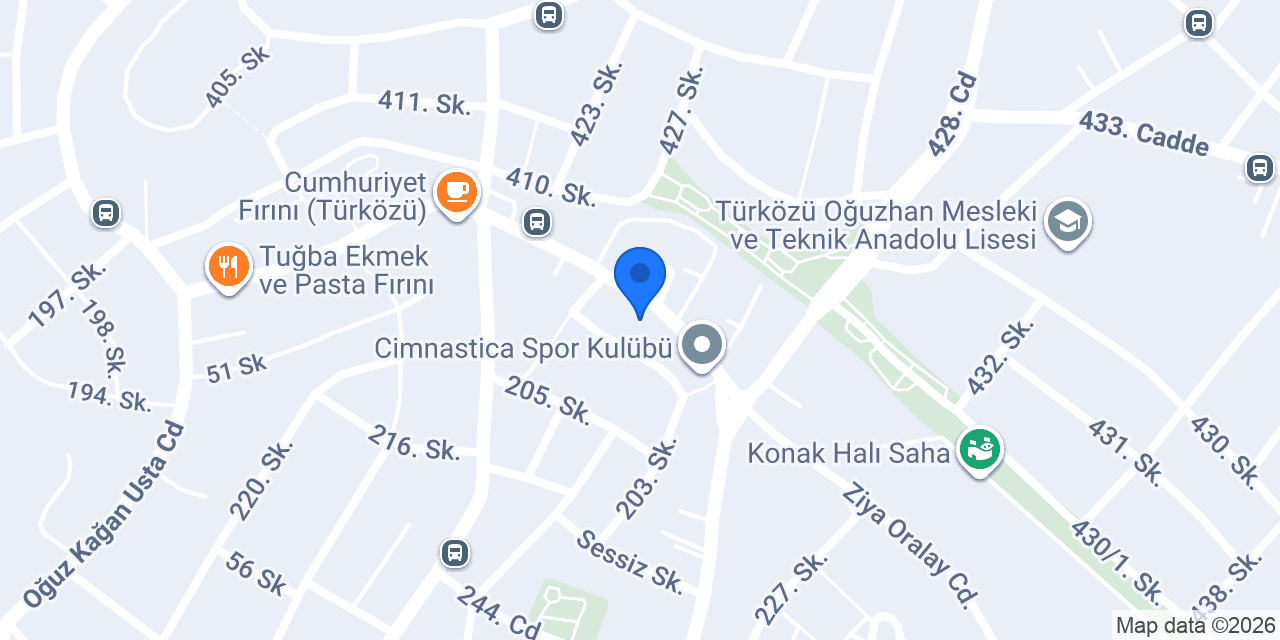 Murat Oto Lastik konumu