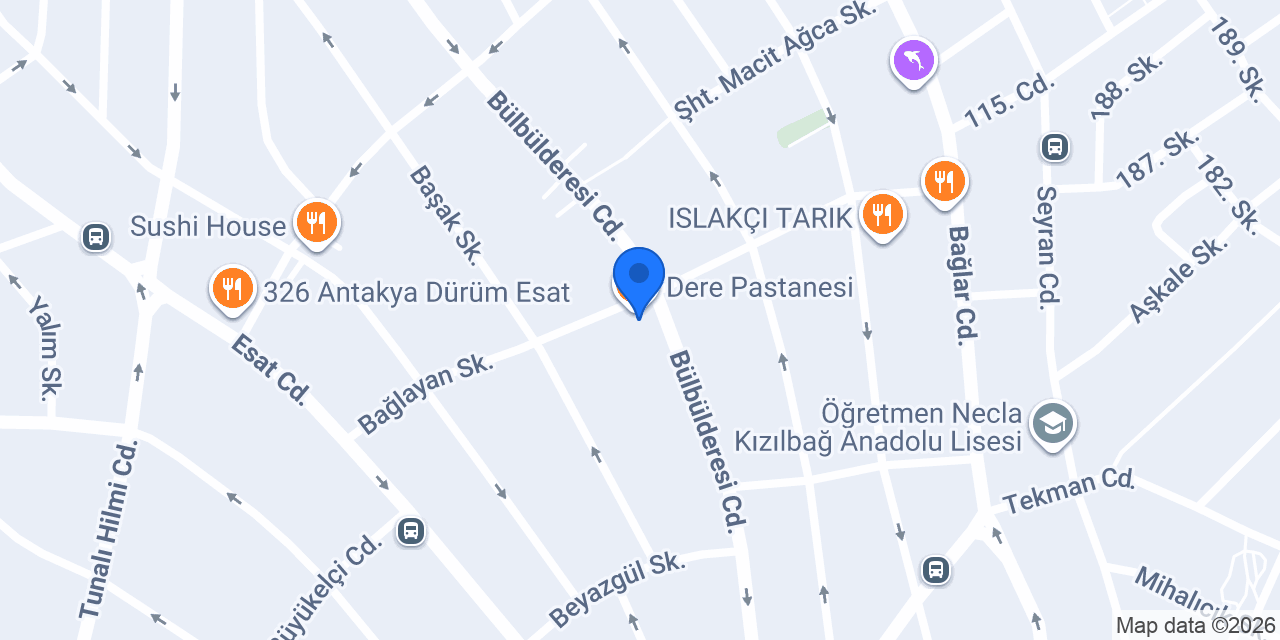 Yalçın Et Tavuk konumu