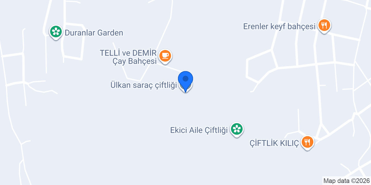 Ülkan saraç çiftliği konumu