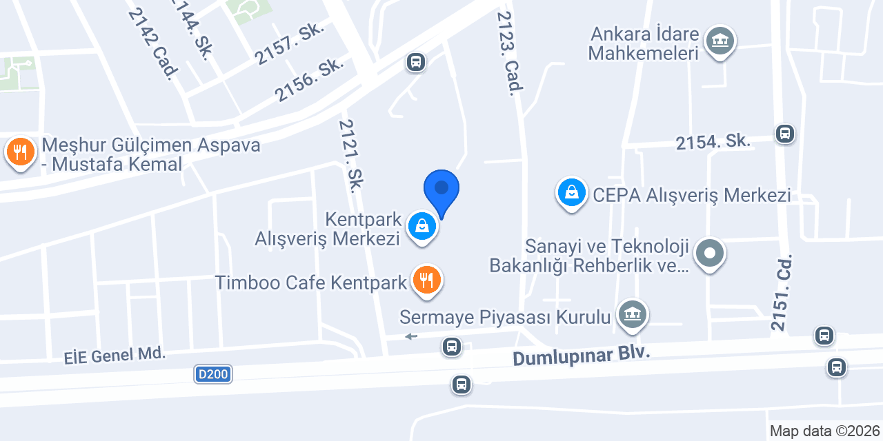 Kentpark AVM LAZZONI Mobilya konumu
