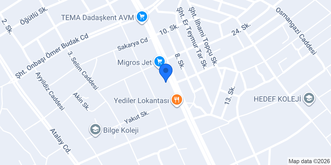 Çelik Yapı Market konumu