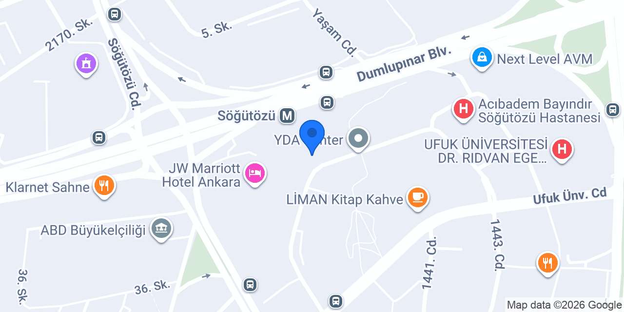 YDA Çiçek Otomatı konumu