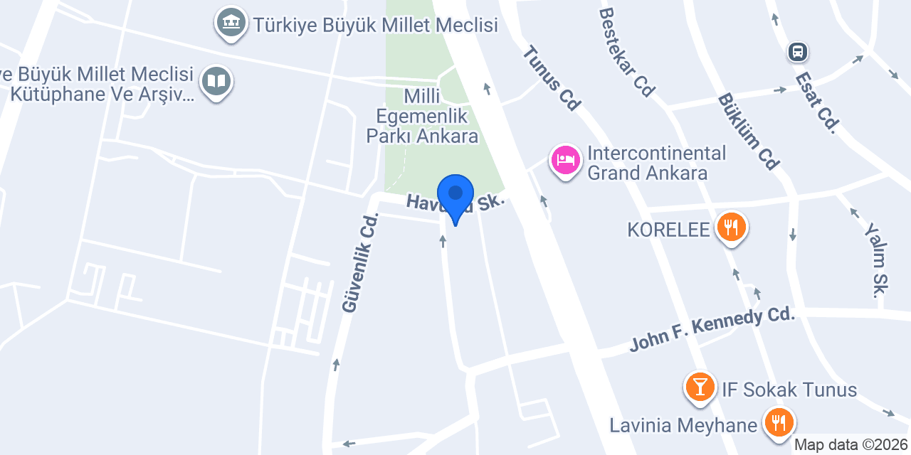 Halkbank Ankara Ticari Şubesi konumu