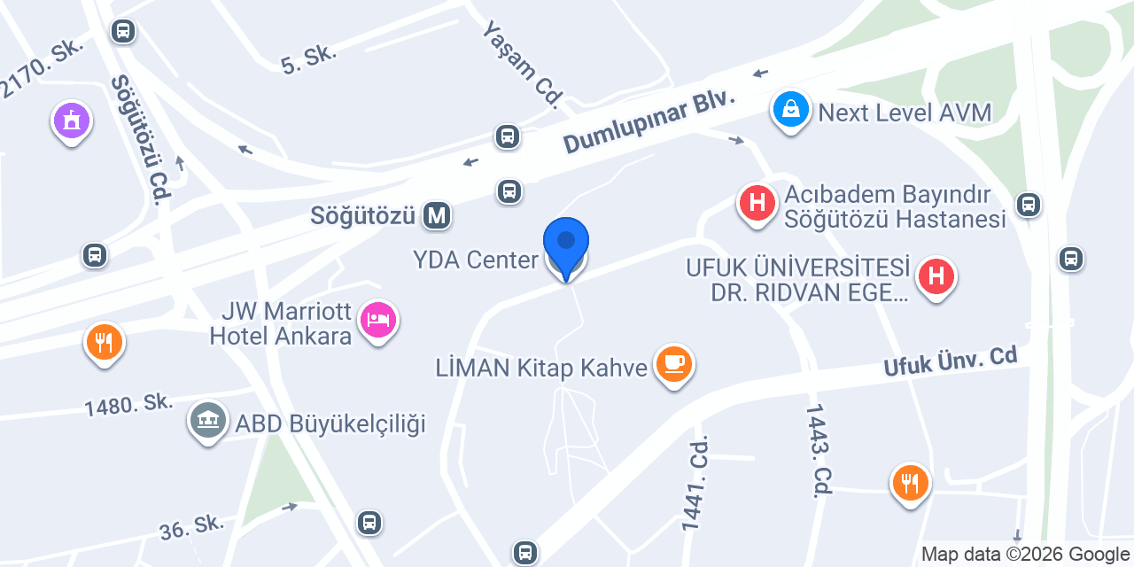 YDA Center konumu
