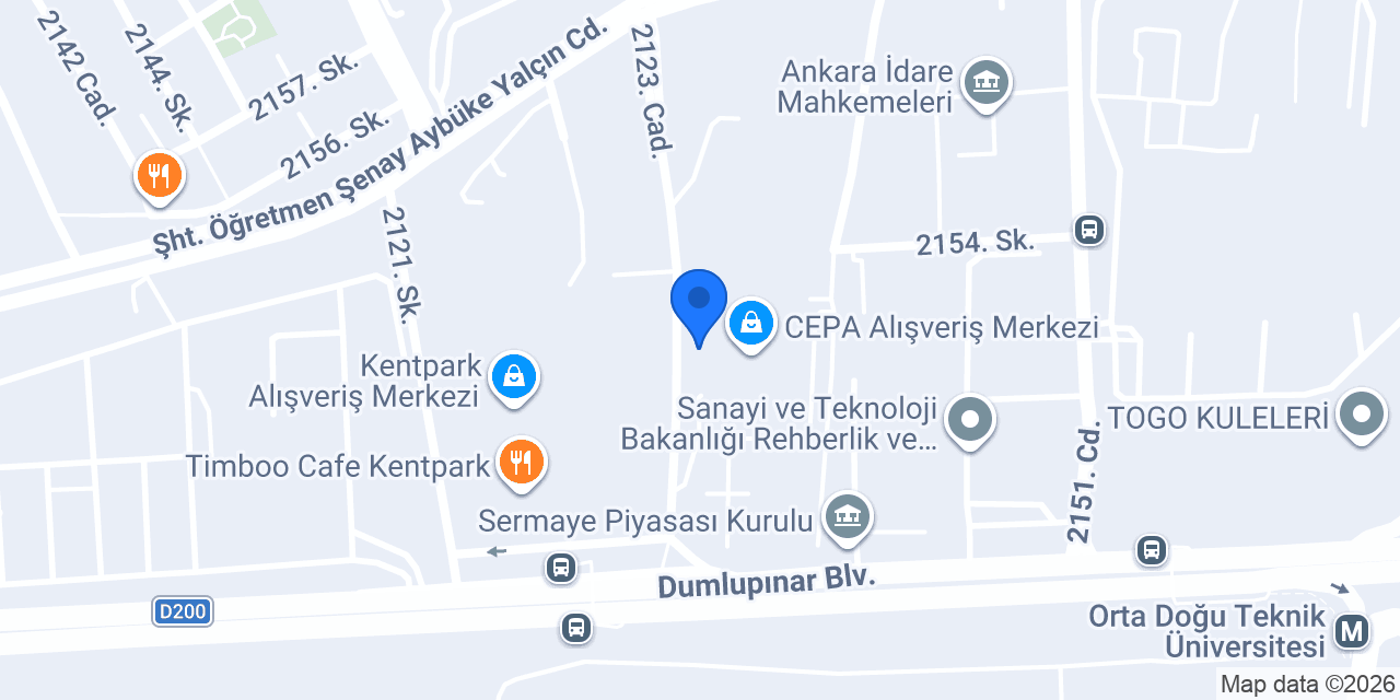 Emo Optik Cepa AVM konumu