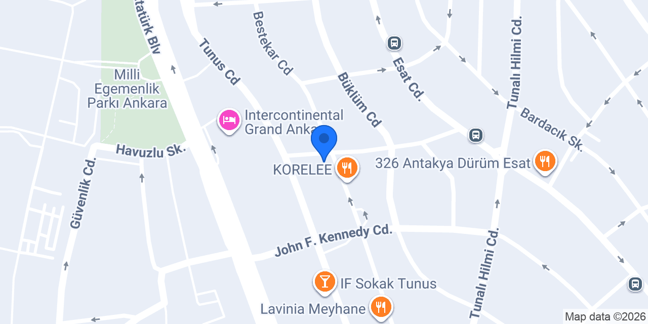 Tunalı Dövme Stüdyosu konumu