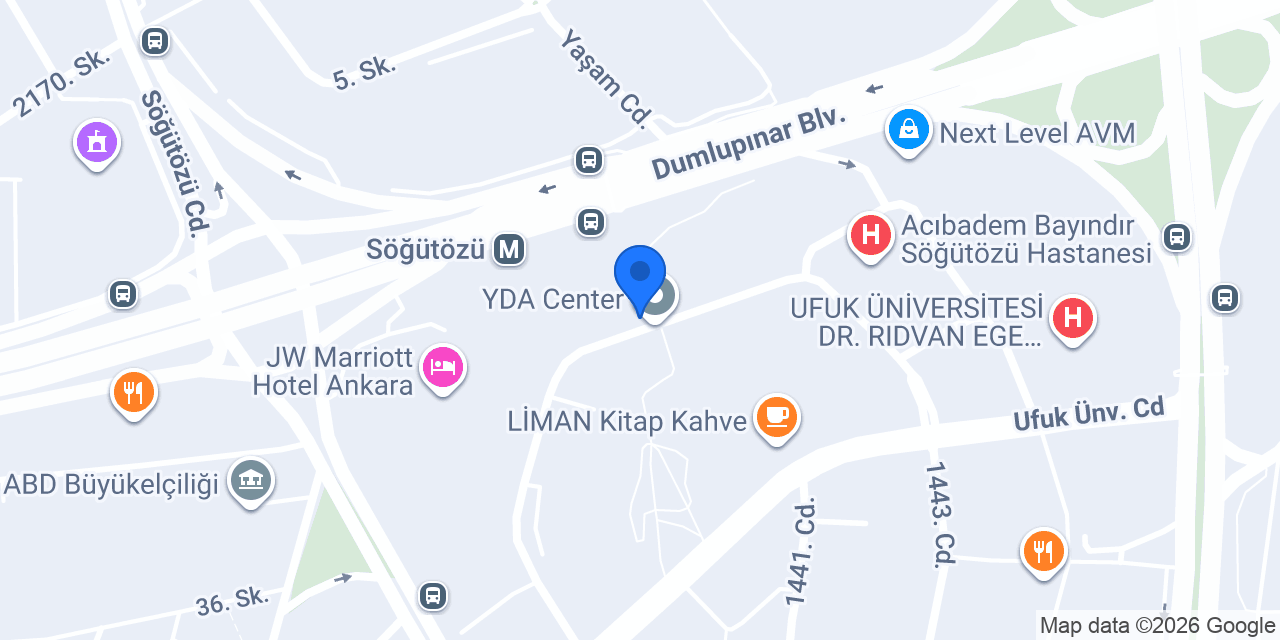 Yetkin Dent Diş Kliniği konumu