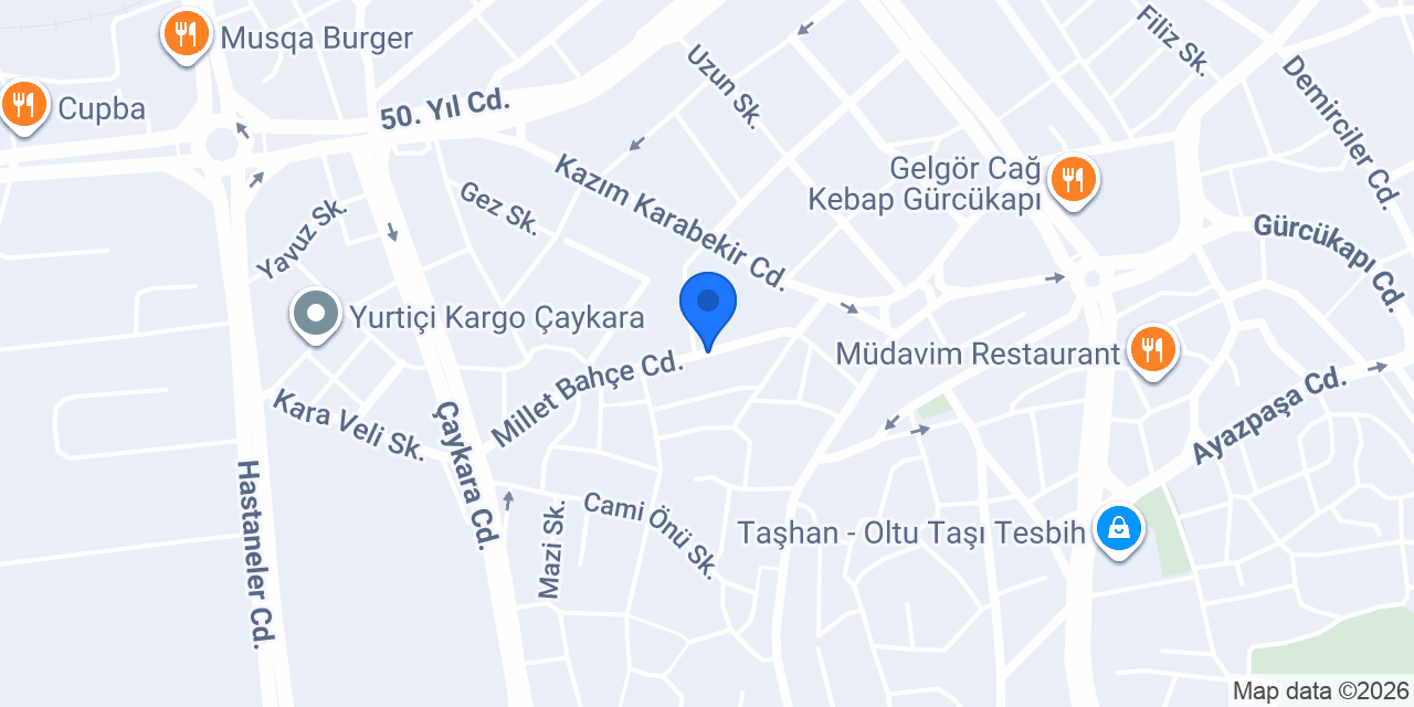 Uygun Otel konumu