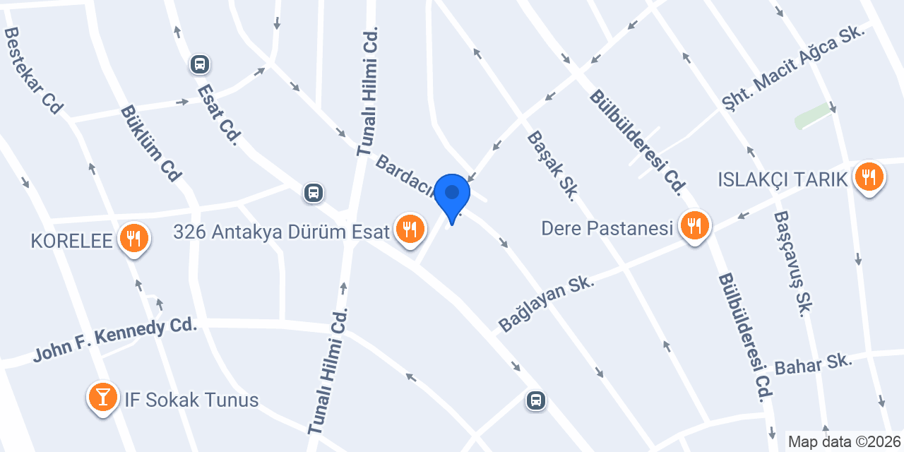 Yaprak Kafe konumu