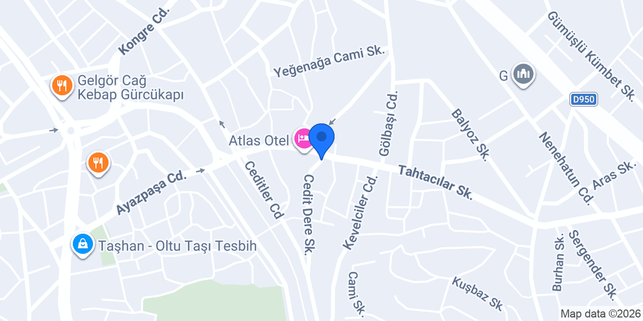 Batibeyi Mobilya konumu