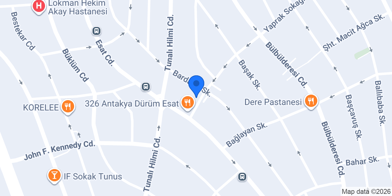 Yaprak Kebap konumu