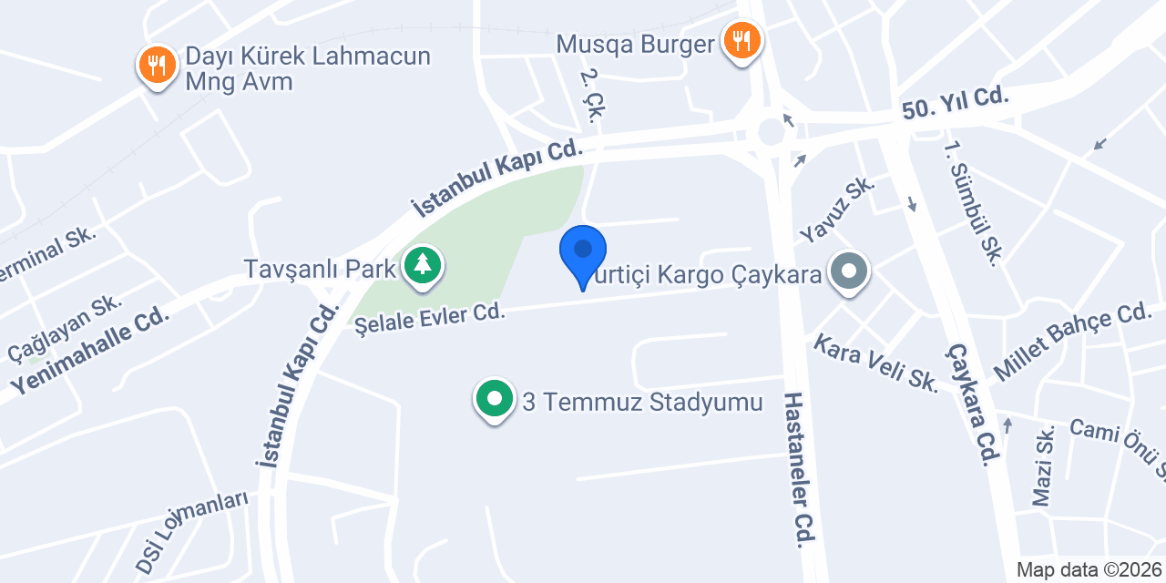 BEREKET UNLU MAMÜLLERİ konumu