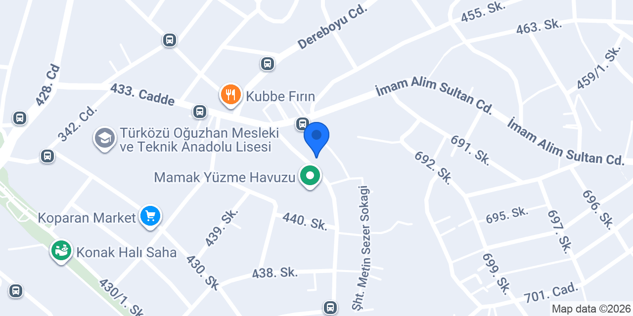 İpek Perde konumu
