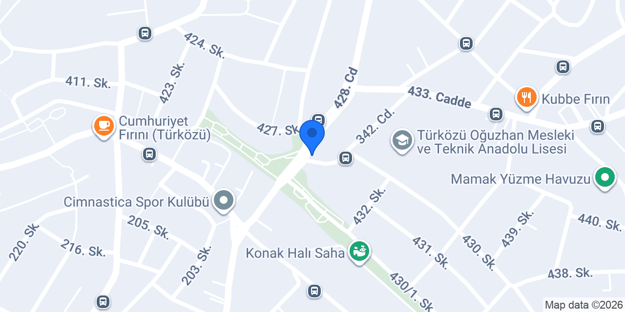 BC Çiçekçilik konumu