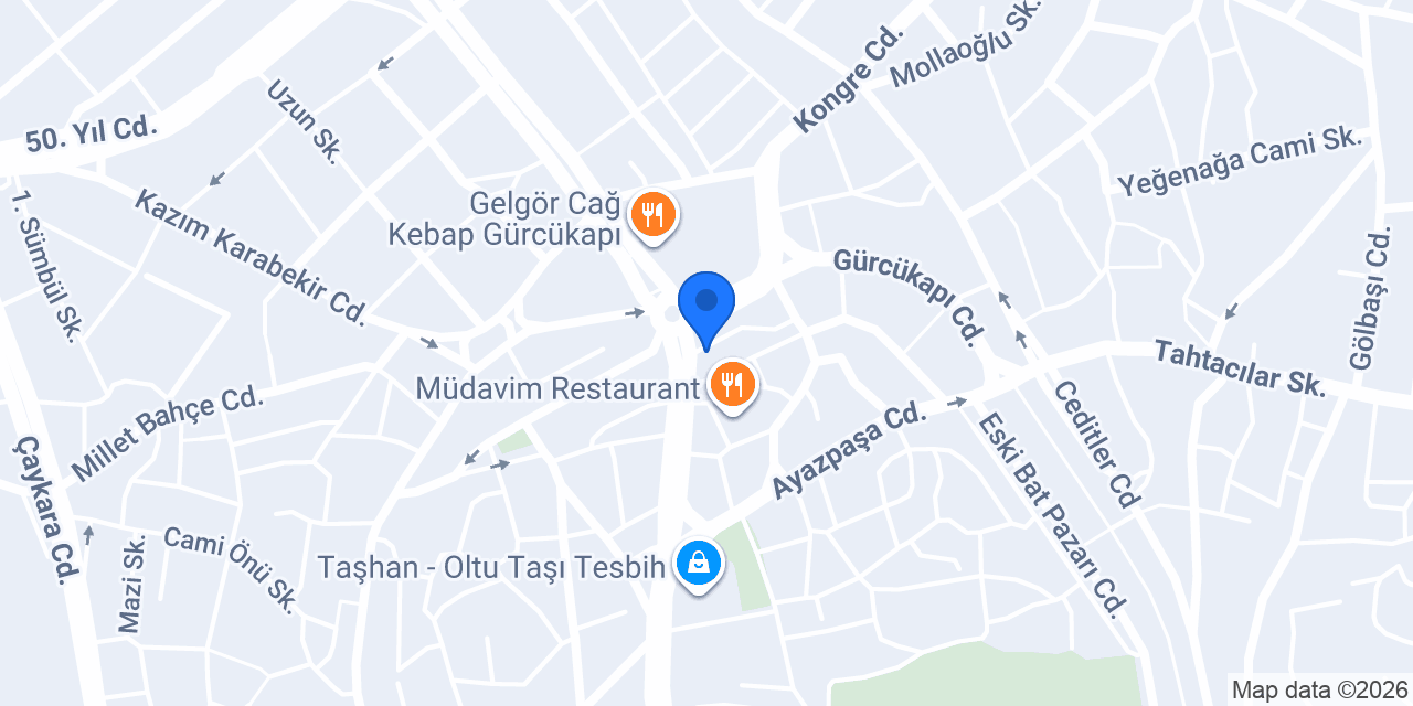 CAN USTA pide & lahmacun konumu
