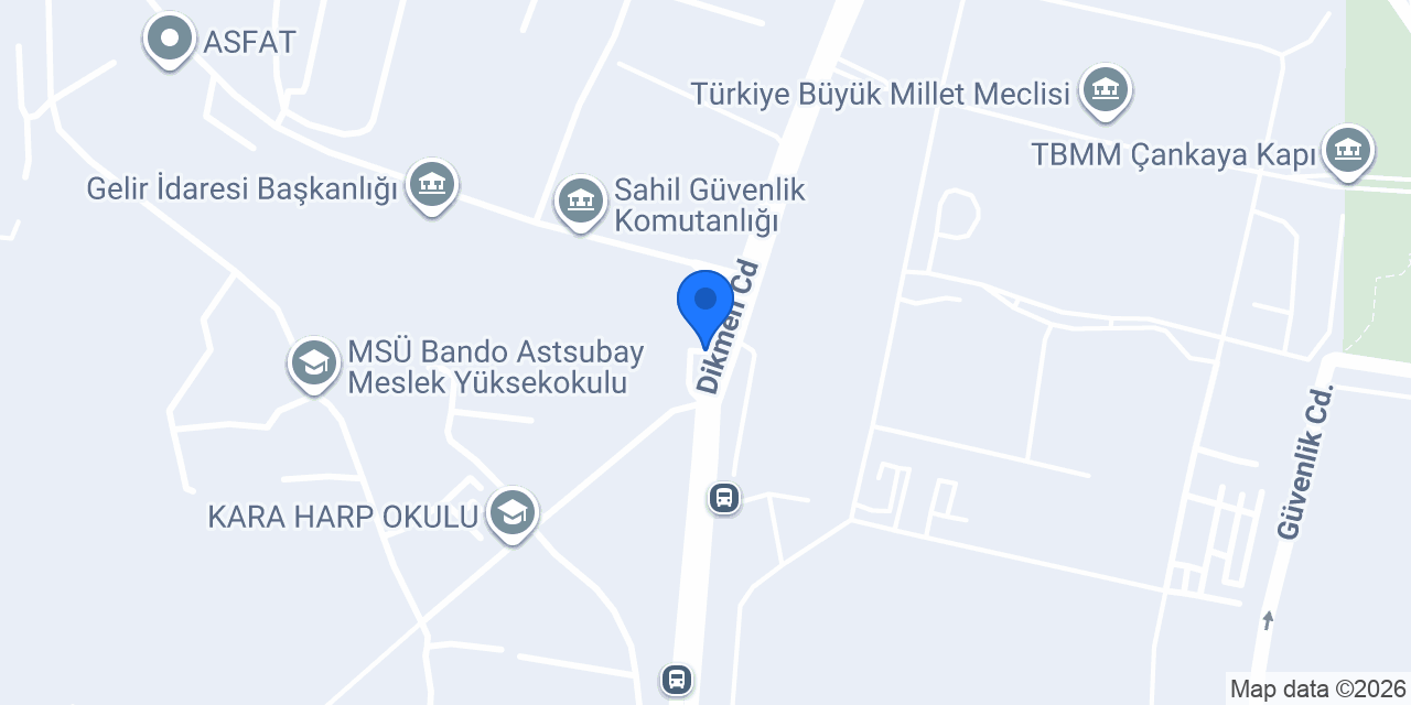 Maliye Taksi konumu