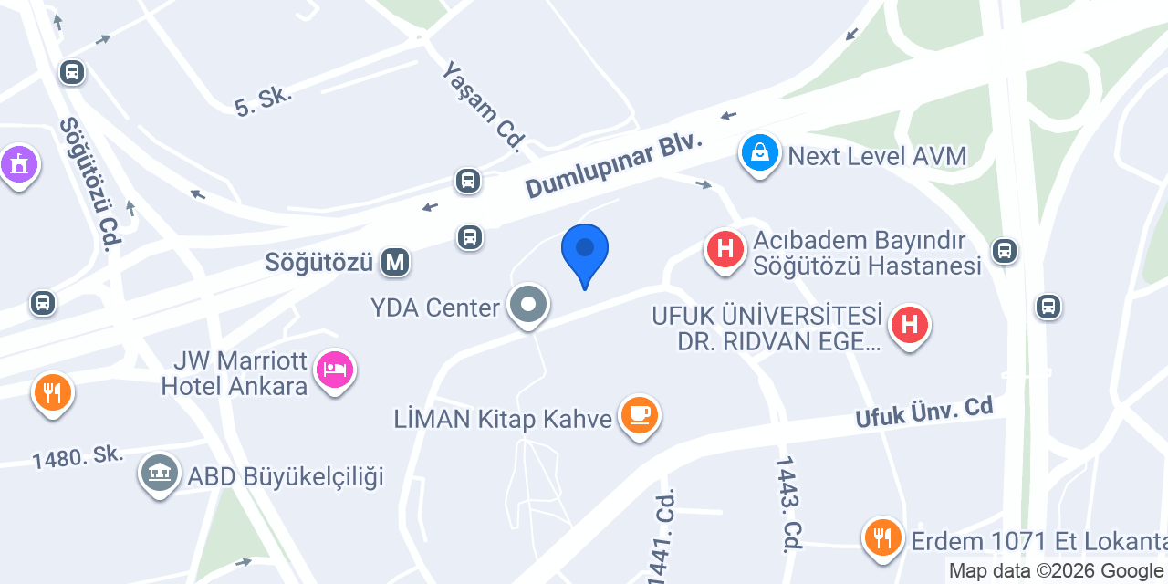 QNB Çukurambar Şubesi konumu