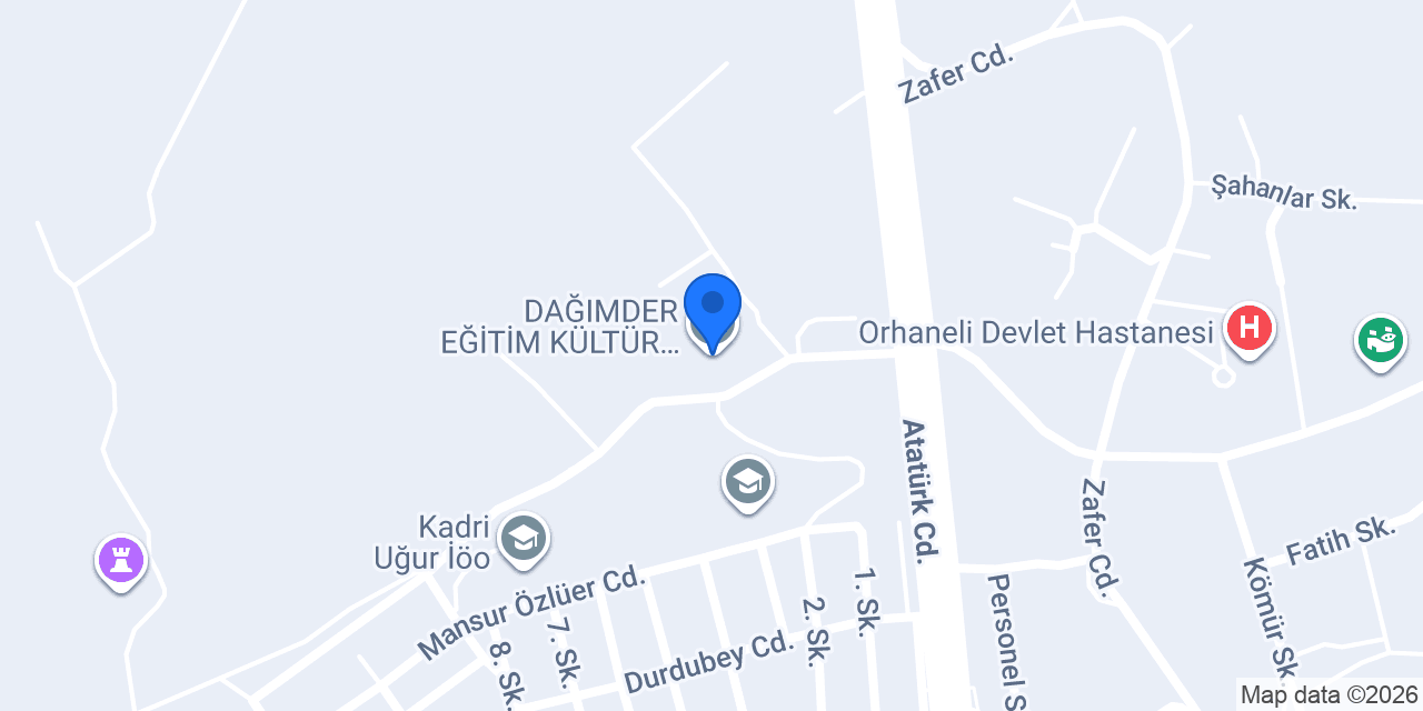 DAĞIMDER EĞİTİM KÜLTÜR DERNEĞİ - dağımder konumu