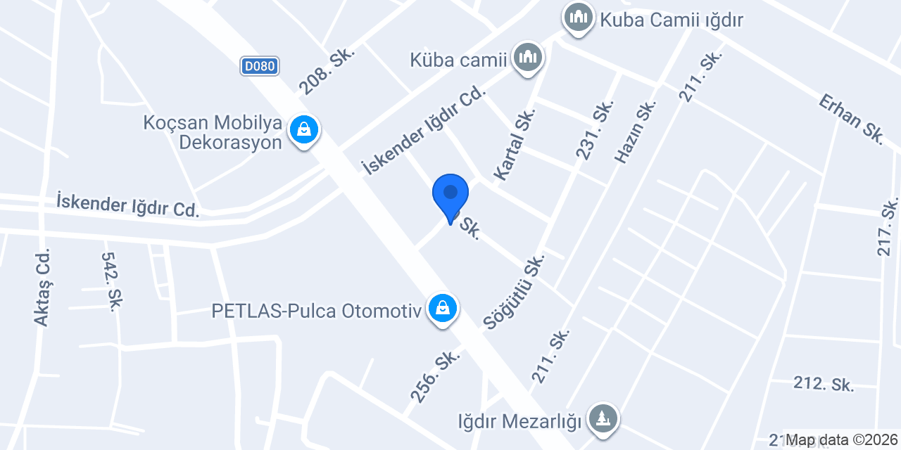 Dinç Ticaret konumu