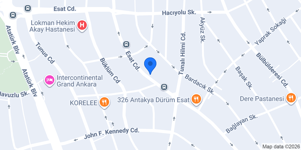 Özsümer Turizm konumu