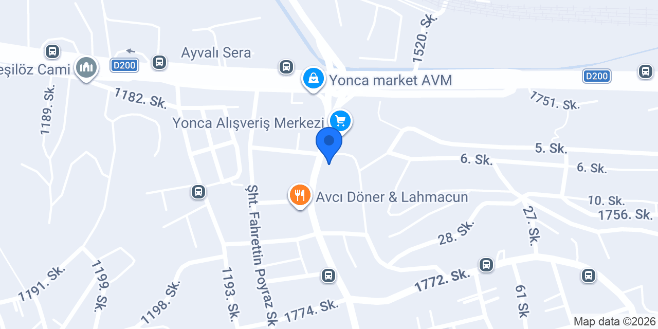 Volkan Bayan Kuaförü konumu