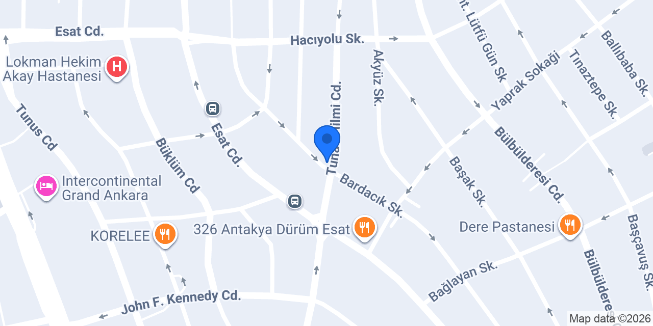IŞIK RENT A CAR konumu