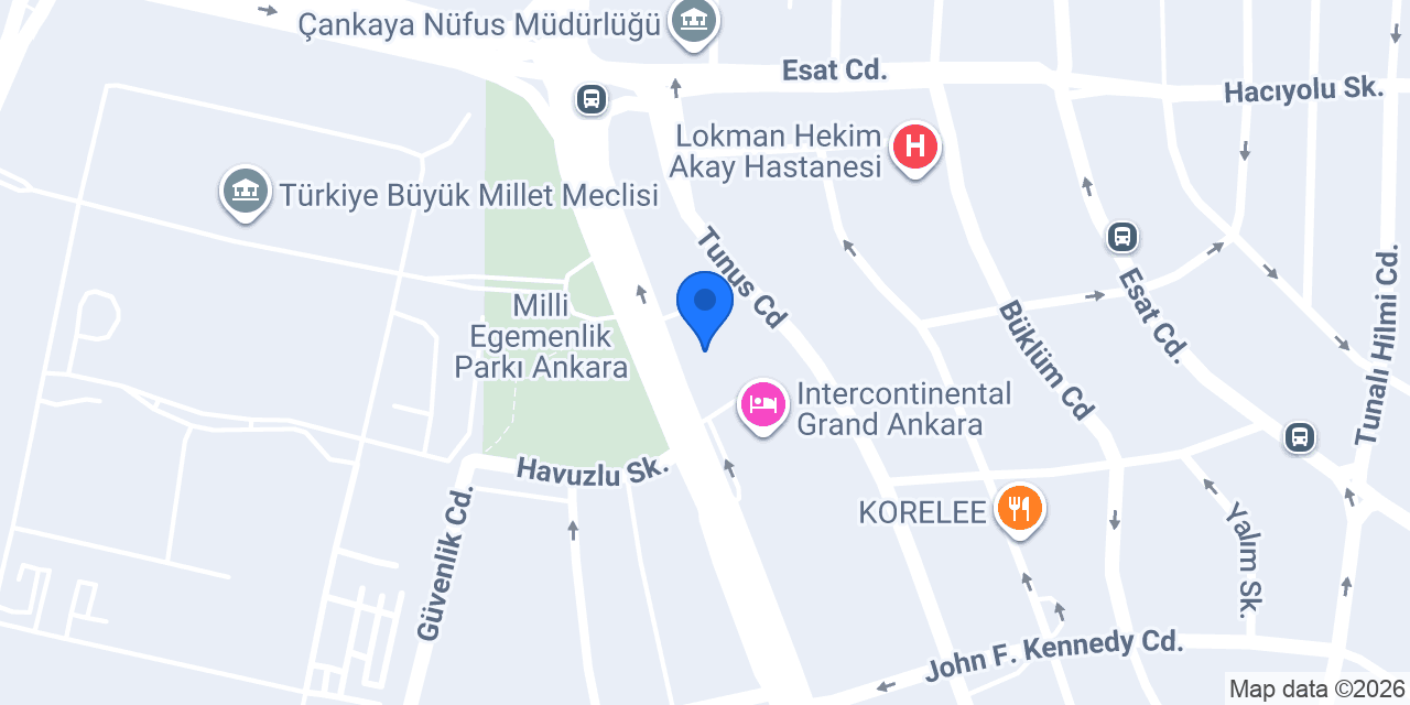 Başkent Vergi Dairesi konumu