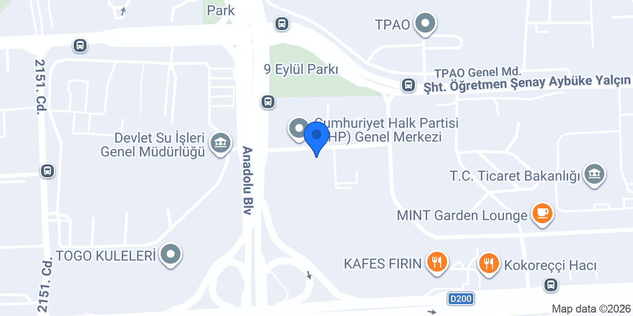 Çatı Açık Büfe - Söğütözü konumu