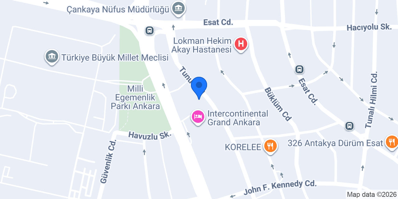 Scopus Spa Merkezi konumu