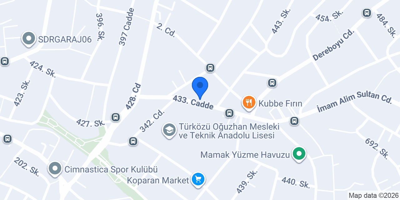 Mutlu Oto Anahtar Çilingir - Mamak&Akdere konumu