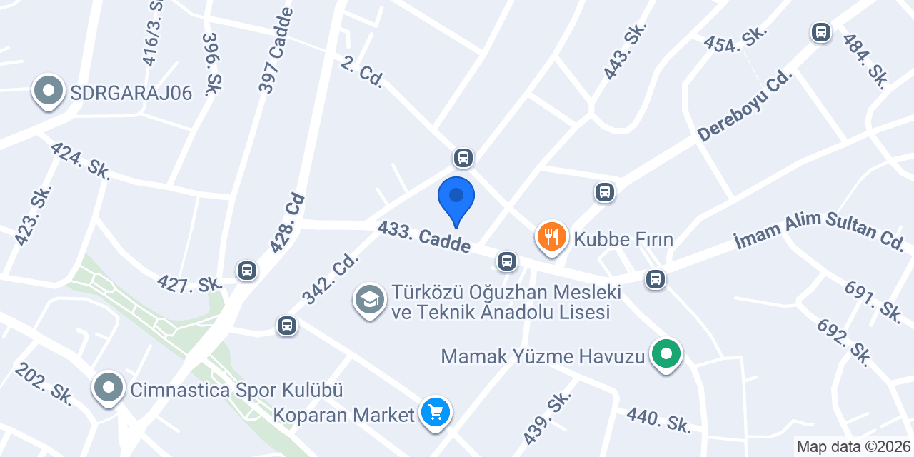 Çınar Cafe Bistro konumu