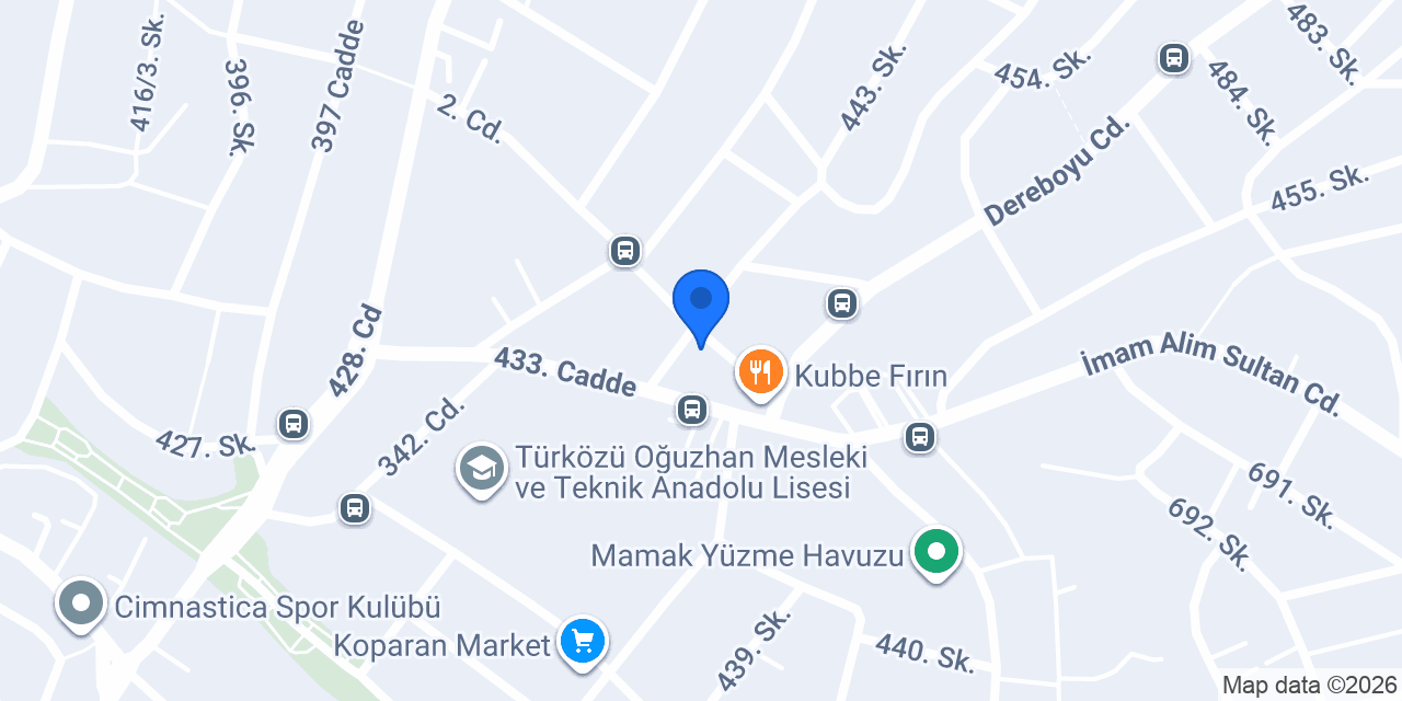 Erkek Kuaförü Serkan konumu
