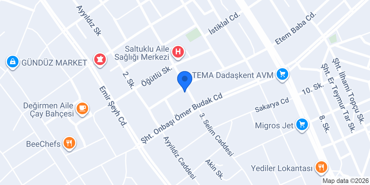 YAĞMUR ECZANESİ konumu
