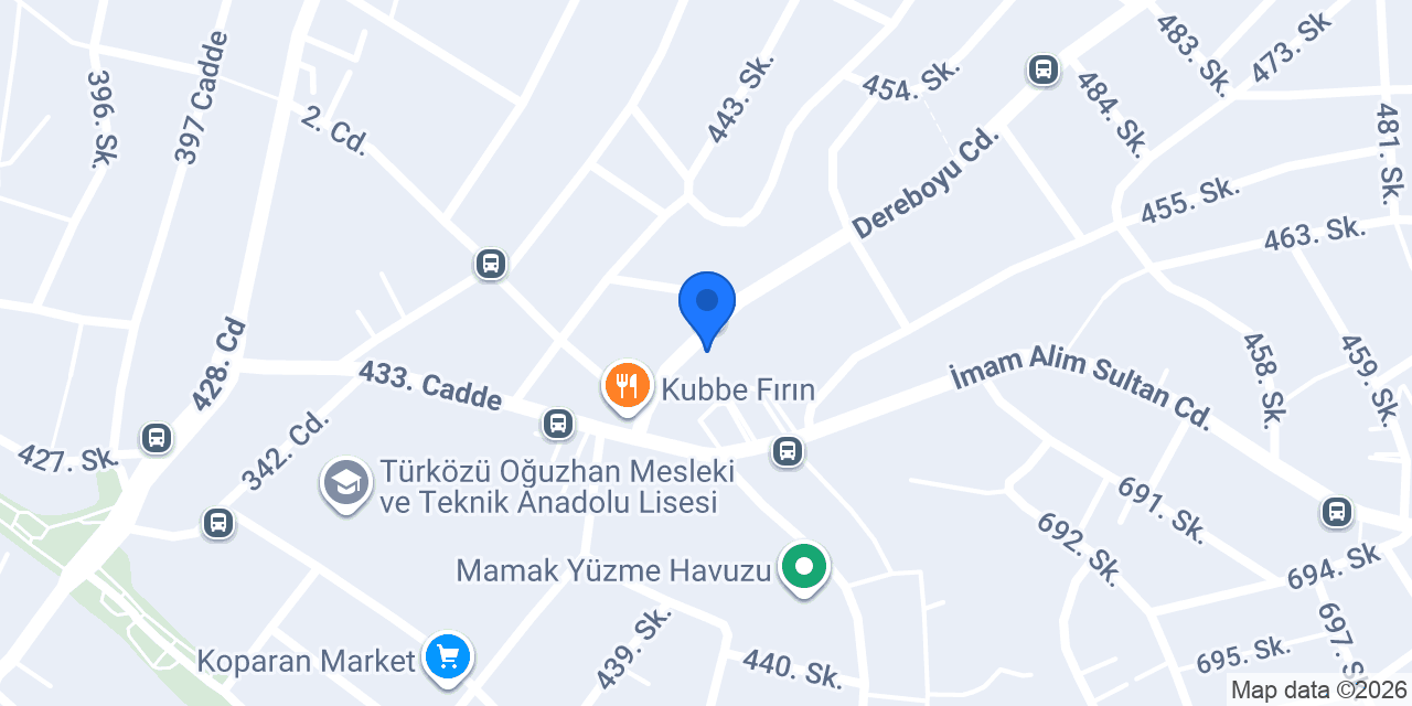 Anda Sürücü Kursu konumu