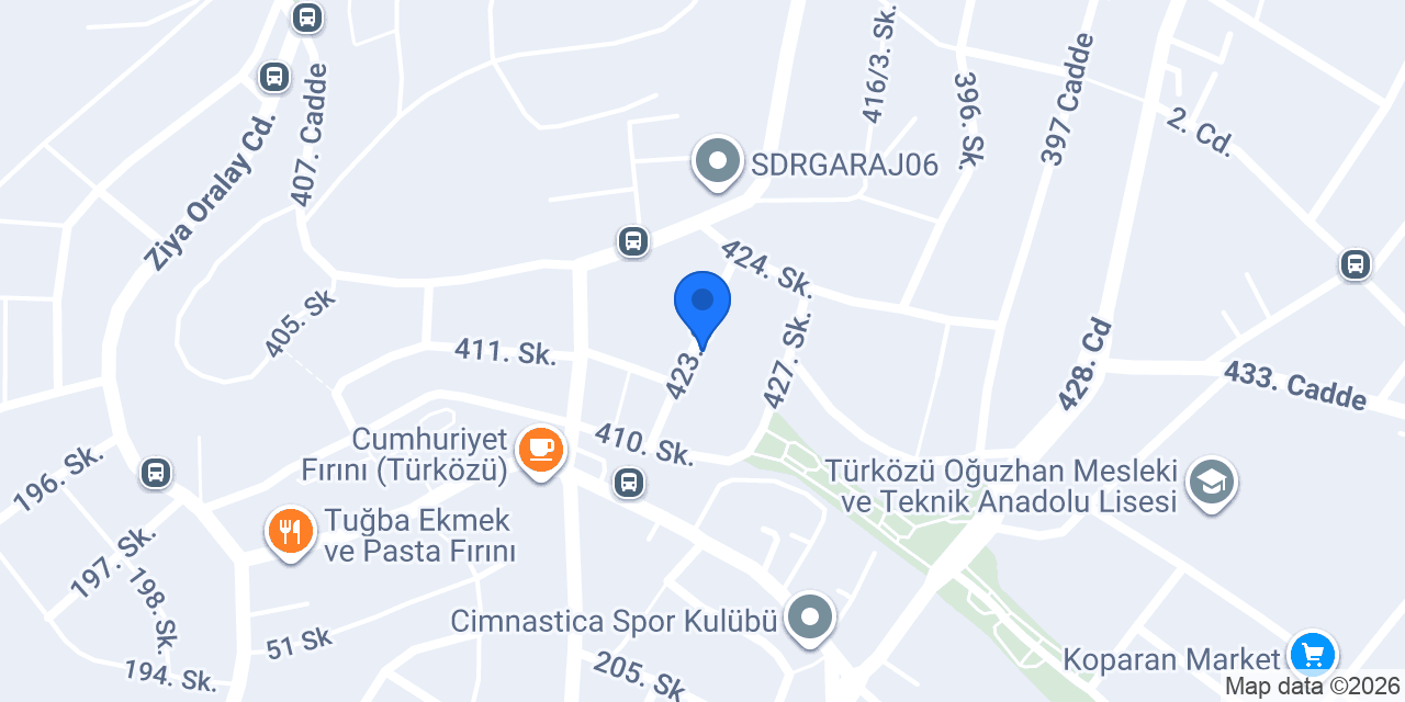 TÜRKÖZÜ OTOBAN SÜRÜCÜ KURSU konumu