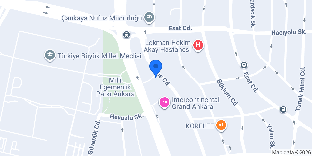 Diş Hekimi Gökhan EVİRGEN konumu