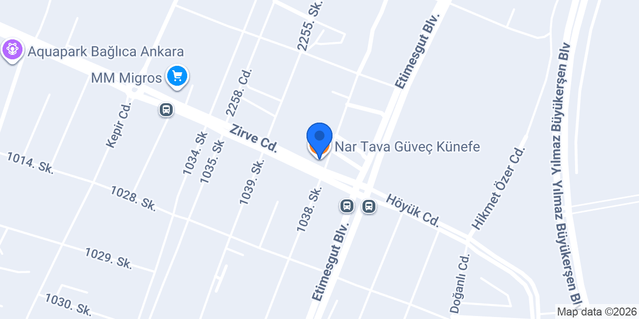 Nar Tava Güveç Künefe konumu