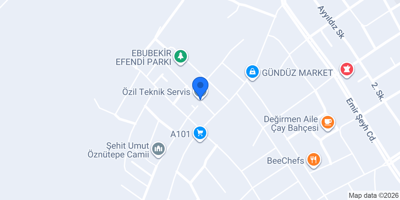 Özil Teknik Servis konumu