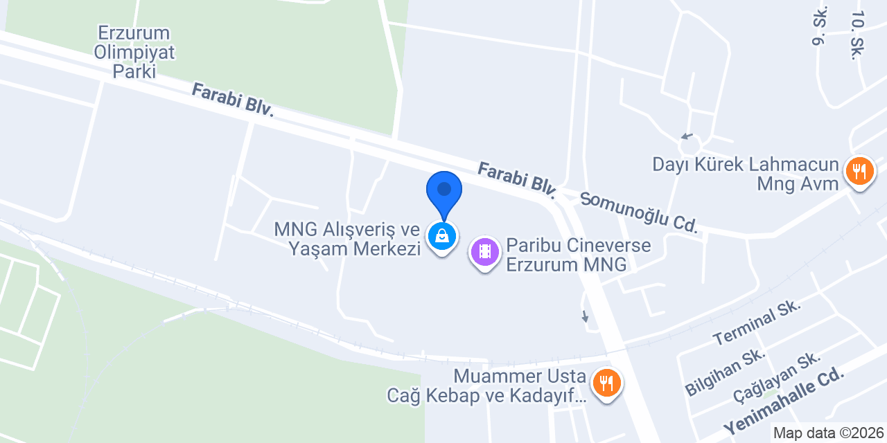 Energy Bar konumu