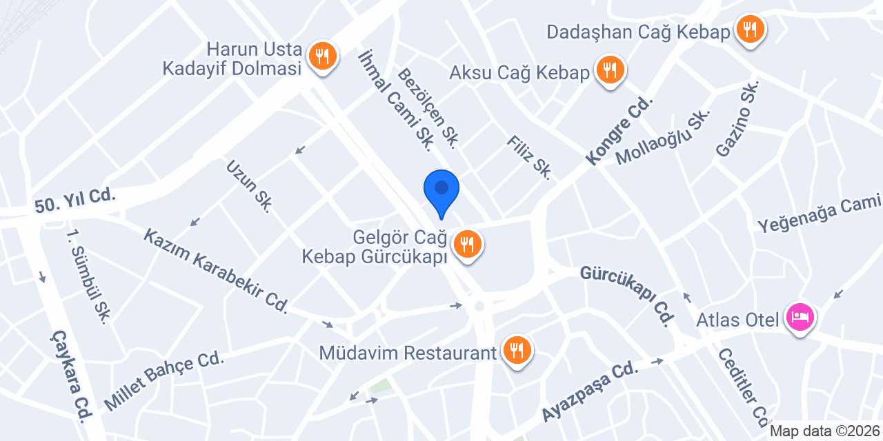 Gürcü Kapı konumu