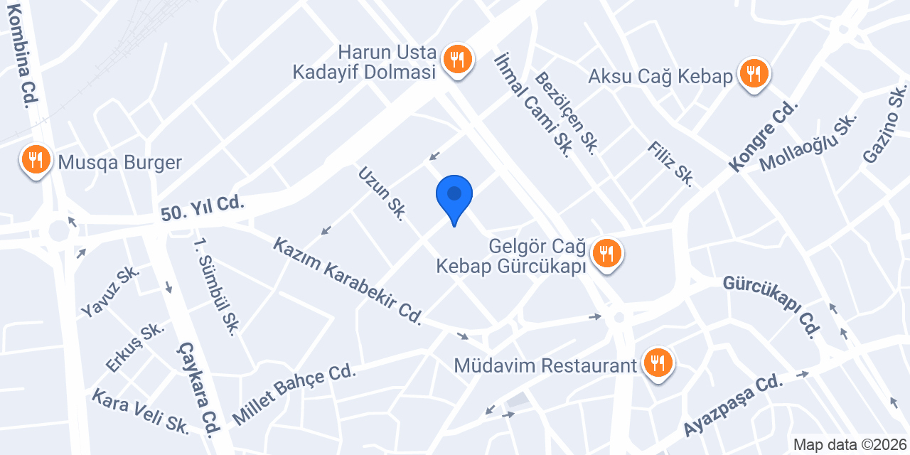 DHL eCommerce - Gürcükapı Şubesi konumu